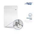 thumbnail image 4 of Arctic King 3.5 Cu Ft Convertible Chest Freezer or Refrigerator, Manual Defrost, Mechanical Thermostat, Removable Basket, White, 4 of 17
