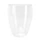 thumbnail image 1 of Taza de leche transparente de 2 capas Taza de café cilíndrica resistente al calor para bebidas en el hogar (350 ml), 1 of 14