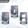 thumbnail image 2 of Light Switch Cover Switch Plate Outlet Cover Plug Cover for Electrical Duplex Outlets Vintage-style Christmas Train, 2 of 6