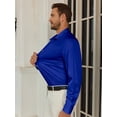 thumbnail image 5 of sogami Men's Stretch Long Sleeve Dress Shirt Wrinkle Free Formal Shirt, 5 of 7