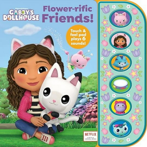 Pre-Owned DreamWorks Gabby's Dollhouse: Flower-Rific Friends! Sound Book (Hardcover) by Pi Kids
