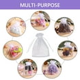 thumbnail image 6 of Tripumer 200 Pcs Sheer Organza Bags Jewelry Pouches Bag 4 x 6 inch Drawstring Pouch for Festival Gift Candy Fruit Protection White, 6 of 7