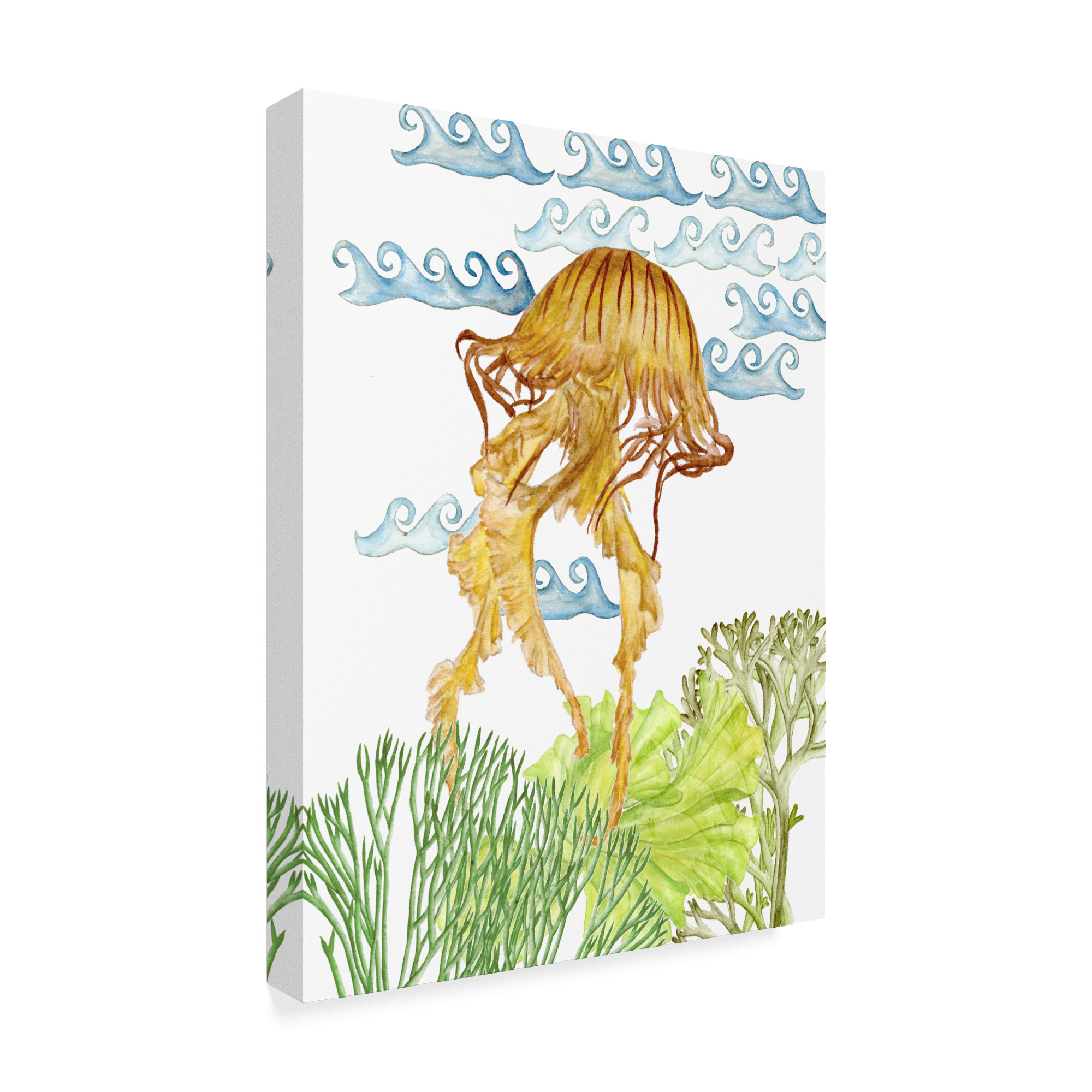 Trademark Fine Art 'Undersea Creatures IV' Canvas Art by Melissa Wang