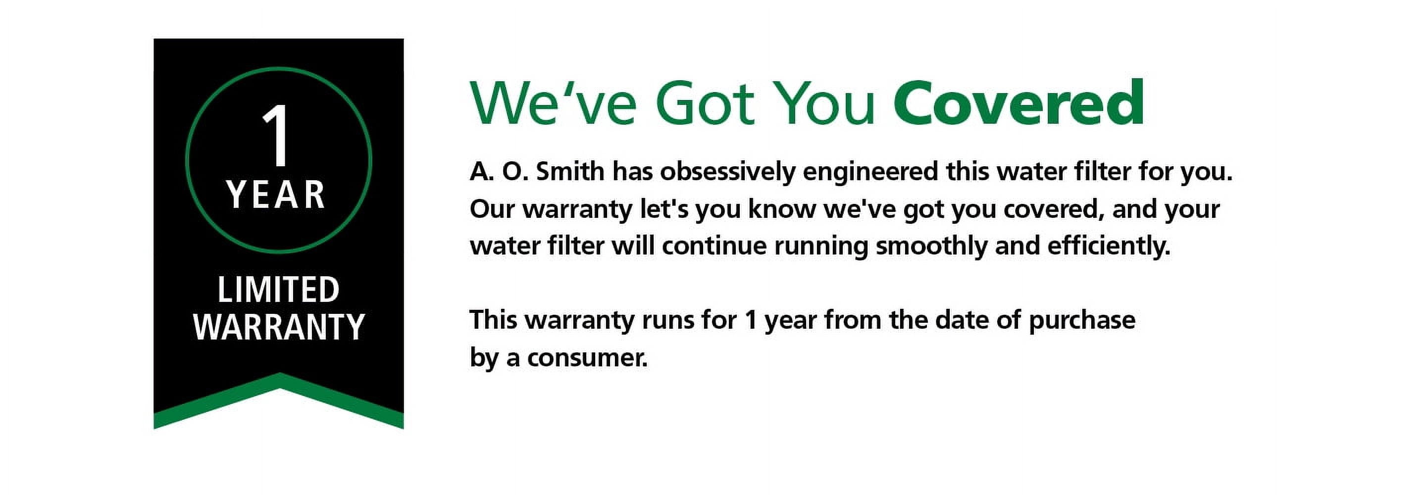 A. O. Smith Advanced Filtration Under Sink Water Filter System