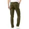 thumbnail image 6 of Dolkfu Work Pants Men's Slim Fit Green Cargo Pants Straight Leg Outdoor Relaxed Fit Mens Trousers,L, 6 of 6