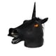 thumbnail image 1 of Máscara de caballo de látex para toda la cara, para Halloween, cosplay, color negro, 1 of 1