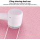 thumbnail image 3 of Cute Lint Brushes Electric Lint Remover USB Rechargeable 2 in 1 Lint Remover Portable Handle Fabric Shaver Anti Pilling Electric Micro Arc Cover Renew Clothes Fuzz Remover Lint Trimmer for(Pink), 3 of 5