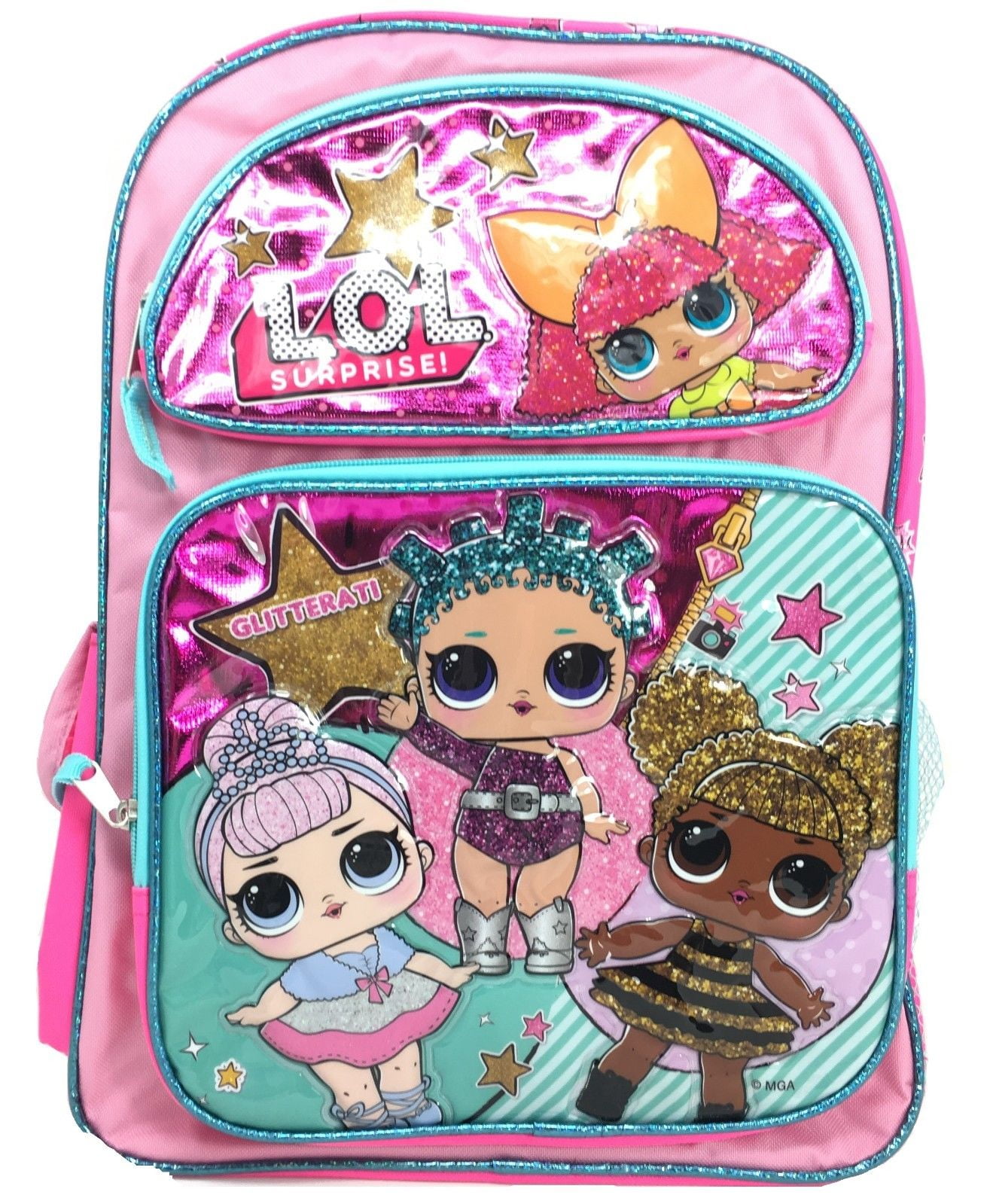 L.O.L Surprise! Large School Backpack 16" Girls Bag Pink LOL Bag Pink