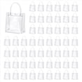 thumbnail image 1 of 100 Bolsas de Regalo Transparentes con Asas, Bolsas de Regalo de Plástico, Bolsas de Mano Transparentes Reutilizables, Bolsas de Dulces para Bodas, 1 of 5