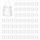 thumbnail image 1 of 100 Bolsas de Regalo Transparentes con Asas, Bolsas de Regalo de Plástico, Bolsas de Mano Transparentes Reutilizables, Bolsas de Dulces para Bodas, 1 of 5