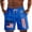 Blue@GC@, variant on CONZONE Independence Day Mens Casual Shorts Elastic Waist Drawstring 4Th Of July Shorts For Men Patriotic Usa Flag Graphic Lightweight Loose Fit July 4Th Shorts With Pockets