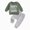 Green, variant on HFHAPW Toddler Boy Fall Winter Clothes Letter Print Long Sleeve Pullover Sweatshirts Joggers Pants Outfits Set 0 6 12 18 Months 2T 3T 4T 5T 6T 7T 8T 9T(Grey,12-18 M)