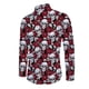 thumbnail image 3 of Camisas de manga larga de Halloween para hombre, camisa con estampado de cabeza de calabaza, camisa informal de calle para adultos, blusa con botones y estampado, traje de fiesta, 3 of 5