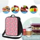 thumbnail image 4 of Disketp Pastel Christmas Trees on Pink Bolsa Térmica Estampada para Almuerzo, Lonchera para Hombres y Mujeres Adultos, 4 of 7
