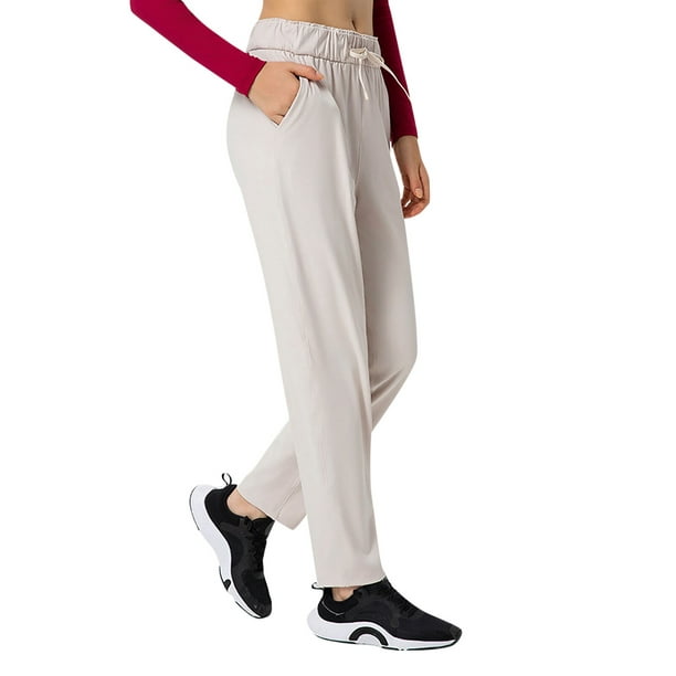 Fitted Yoga Tight Fitting Sweatpants No Embarrassing Line High