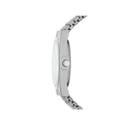 GEORGE Mens Watch: Silvertone Case, White Easy Read Dial, Silvertone Expansion Band (FMDOGE001)