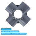 thumbnail image 4 of Uxcell 1 9/16" 6 Way Elbow Pipe Fittings UPVC, 1 Pack Joint Coupling Pipe Adapter, Gray, 4 of 5