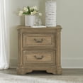 thumbnail image 3 of Magnolia Manor 2 Drawer Nightstand in Weathered Bisque, 3 of 3