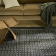 thumbnail image 6 of Nourison Nordic 4' x 6' Black Taupe Modern Indoor Rug, 6 of 8