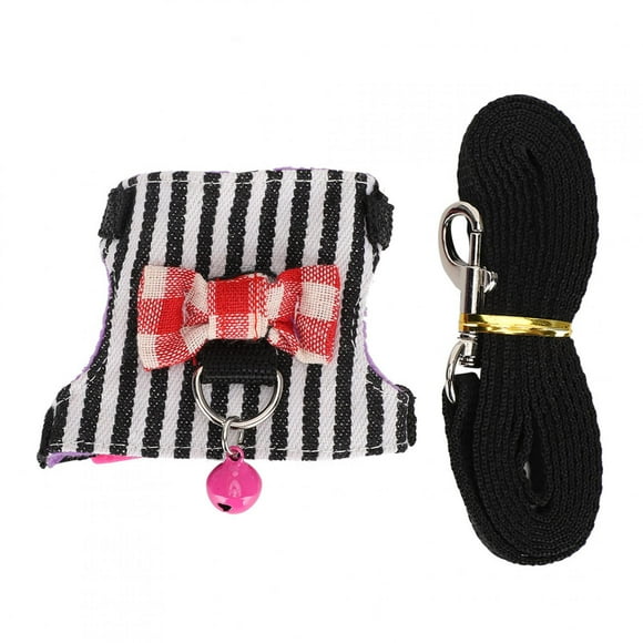 Ferret Walking , Animal Leash Harness Set Pet Leash, Breathable Denim Cloth Or Ferret M