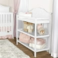 thumbnail image 6 of Slumber Baby Nursery Essentials Bundle Jasmine 4 in 1 Convertible Crib, Slumber Baby Jasmine Changing Table, with a Dream On Me Honeycomb Orthopedic Firm Fiber Standard Crib Mattress In White, 6 of 12