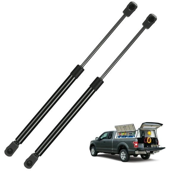 SPEEDWOW C1610176 14 inch 35Lbs/156N Gas Shocks Struts Lift Support forLeer Camper Shell Truck Topper Rear Window, Pickup Toolbox Lid Door, Cabinet lid Door, Set of 2