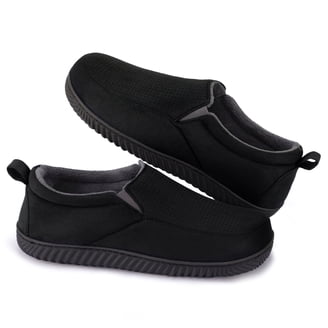 Polo Ralph Lauren Antero Men's Black Leather Slippers, Size 8-13