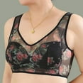 thumbnail image 2 of Ice Silk Lace Comfortable Bras for Women ElleBloom Anti-Sagging Wireless Bras Seniors Soft Everyday Bra, 2 of 6