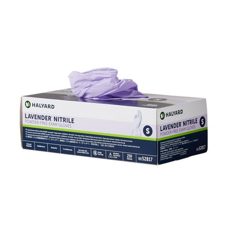 

Halyard 52817 LAVENDER NITRILE EXAM GLOVES S (Box Of 250)