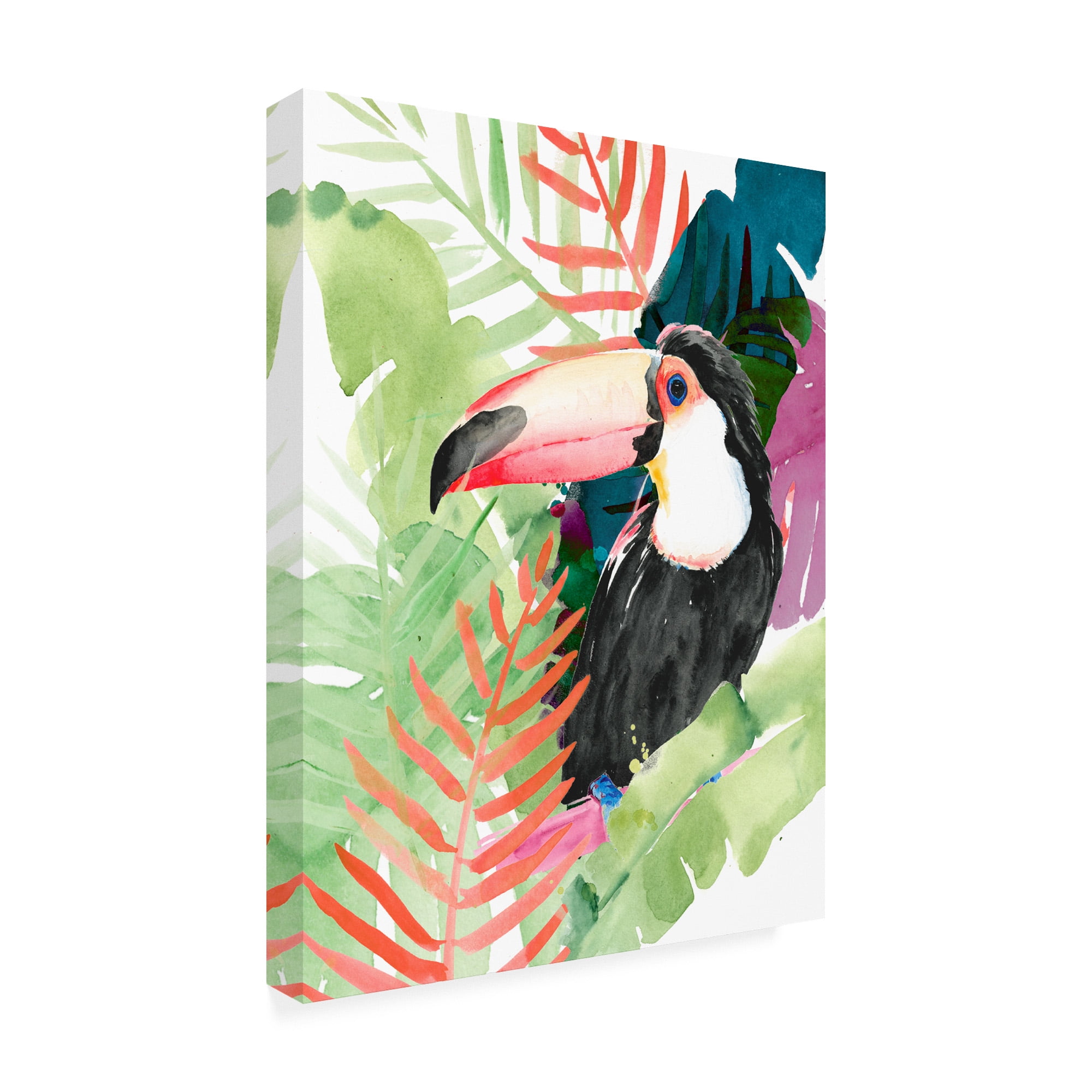 Trademark Fine Art 'Toucan Palms I' Canvas Art by Jennifer Paxton Parker