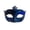 Blue, variant on Glitter Painted Half Face Mask for Men, Venetian Style Eye Cover with Filigree Pattern 1-Piece Costume Accessory for Halloween Masquerade Ball Bar Party Performance Purple One Size