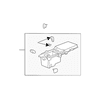Genuine OE Honda Cup Holder - 77232-S2A-A51ZB
