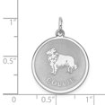thumbnail image 2 of Beautiful Sterling Silver Rhodium-plated Collie Disc Charm, 2 of 2