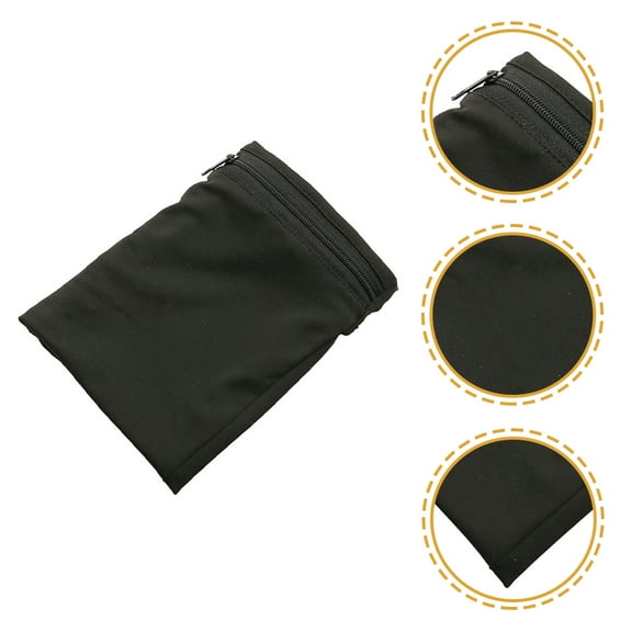 OFFIGAM Black Spandex Armband Cell Phone Holder for Running, Exercise, Outdoor Activities, Fitness, and Sports Use