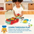 thumbnail image 6 of Battat Cook ‘n’ Go BBQ Set with Plastic Play Food and Toy Utensils, Toddler and Preschool Toys, 6 of 11