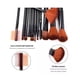 thumbnail image 3 of Set de brochas de maquillaje Black Professional, 12 piezas, 3 of 7