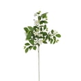 thumbnail image 2 of MMJ Artificial Flowers Silk Rose Jasmine 31.50in Tall Lifelike Faux Stem Vase Arrangement Home Living Room Elegant Accent, 2 of 6