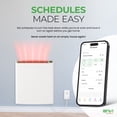 thumbnail image 5 of Smart Envi 120v Plug-in Electric Panel Wall Heater - 500 Watts - 4th Gen (SE5012P), 5 of 14