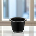 thumbnail image 2 of DINHEAROM 1 Set Black Round Flower Containers for Garden and Yard, 2 of 8