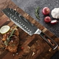 thumbnail image 6 of Dfito 7 inch Santoku Knife, Stainless Steel Ultra Sharp Kitchen Chef Knife, 6 of 11
