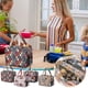 thumbnail image 1 of Bolsa de almuerzo aislante de colores - Bolsa refrigeradora reutilizable de gran capacidad para oficina, trabajo, picnic o playa - 30 x 21 x 14 cm, 1 of 6