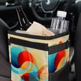 thumbnail image 6 of Geometric Cube Foldable Car Trash Bin with Lid, Leak-proof Hanging Storage Bag - Mini Trash Can for Car, 6 of 6