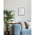 thumbnail image 5 of 8x10in Black Framed Inspirational Wall Art I've Learned That People Will Never Forget How You Made Them Feel Motivational Quote Positive Posters Office Home Decor, 5 of 5
