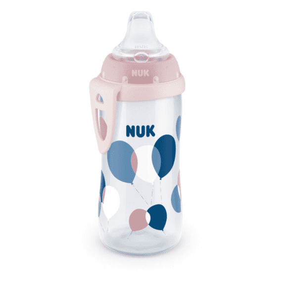 NUK Active Soft Spout Sippy Cup, 10 oz, Pink Balloons