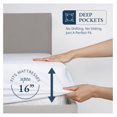 thumbnail image 6 of Egyptian Cotton King Fitted Sheet - 1000 TC Sateen, Ultra Soft, Deep Pocket, 6 of 7