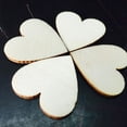 thumbnail image 5 of Ludlz 100Pcs Wooden Love Heart Shape Embellishment Plaques Wedding Craft 20/30/40mm, 5 of 7