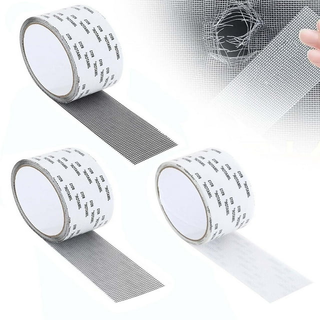 Vaidha Window Screen Tape Window Loophole Repair Tape Mosquito Repair Hole Screen Repair Self-Adhesive Repair Subsidizing Window Screen Tape
