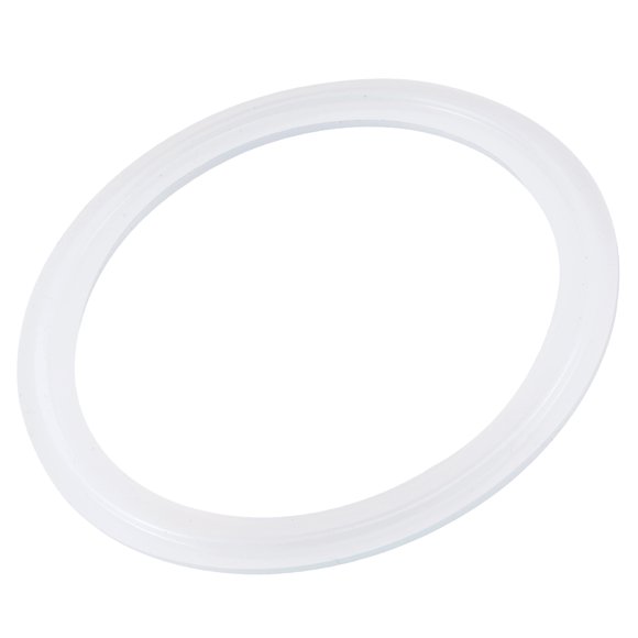 Unique Bargains 3.5' Silicone Rubber Gasket Flange O-Ring for Vacuum Clamp White 5 Count