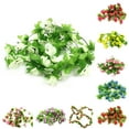 thumbnail image 1 of 3 Pack Fake Rose Garlands, Artificial Flower Vines DIY Fake Plant Vine, Hanging Floral Garland, Wedding Flowers String Party Arch Garden Decor, 1 of 8