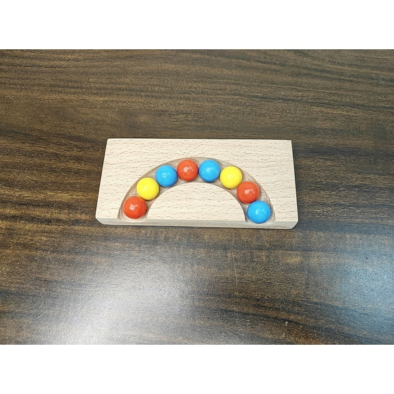 Marble run track connector wood track toy for kids, wooden gift for kids toy, montessory toy birthday gift christmas gift pack 1